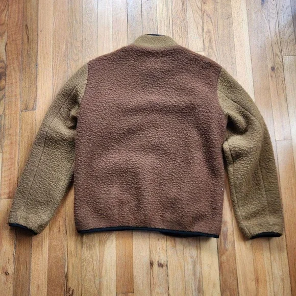 Zara brown fleece zip up - Picture 4 of 4